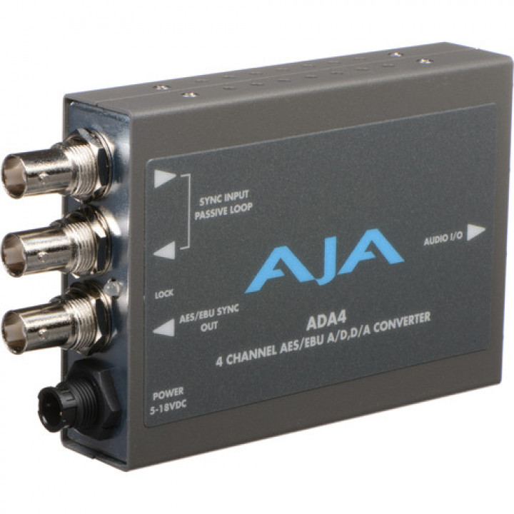 ADA4 Audio A/D and D/A Converter, 4-ch. Bi-directional, balanced XLR