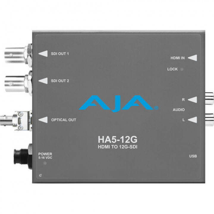 HA5-12G-T-ST HDMI 2.0 to 12G-SDI Conversion with ST Fiber Transmitter