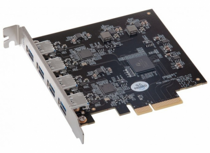 Allegro Pro USB-A 3.2 Gen 2 PCIe Card (4 x 10Gb charging ports)