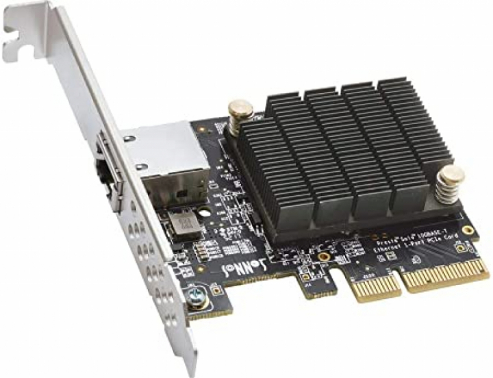 Presto Solo 10GBASE-T Ethernet 1-Port PCIe Card  [Thunderbolt compatible]