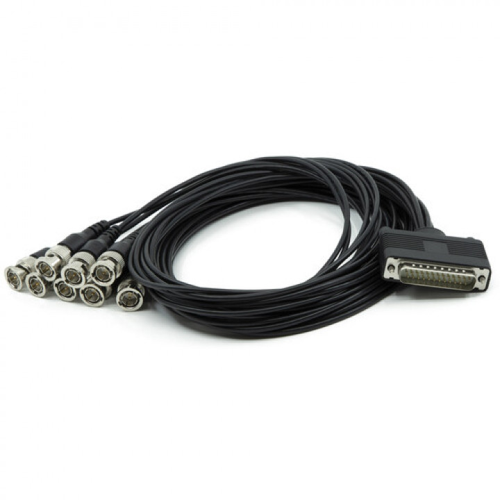 12G AM 8BNC Cable 12G-AM BNC breakout cable, 8-Ch In and 8-Ch Out