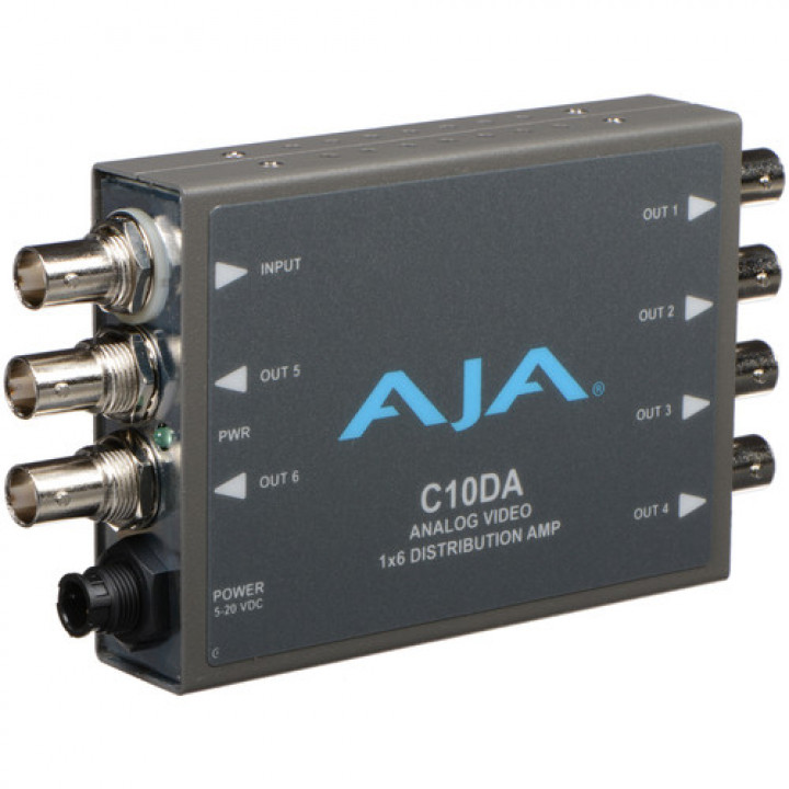 C10DA Analog Video 1 x 6 Distribution Amplifier