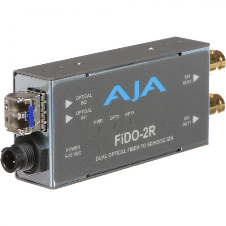 FiDO 2R Dual-channel Optical Fiber to SD/HD/3G SDI