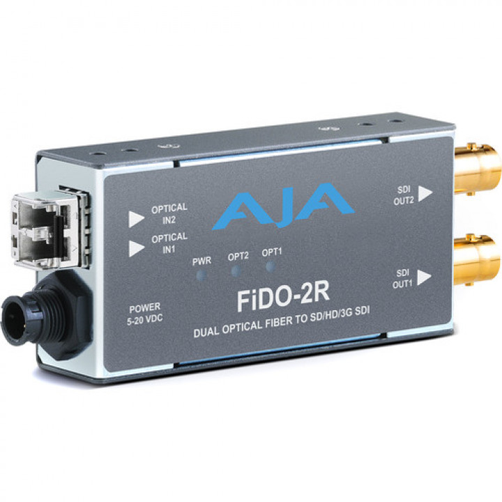 FiDO 2R MM 2-Channel Multi-Mode LC Fiber to 3G-SDI Receiver