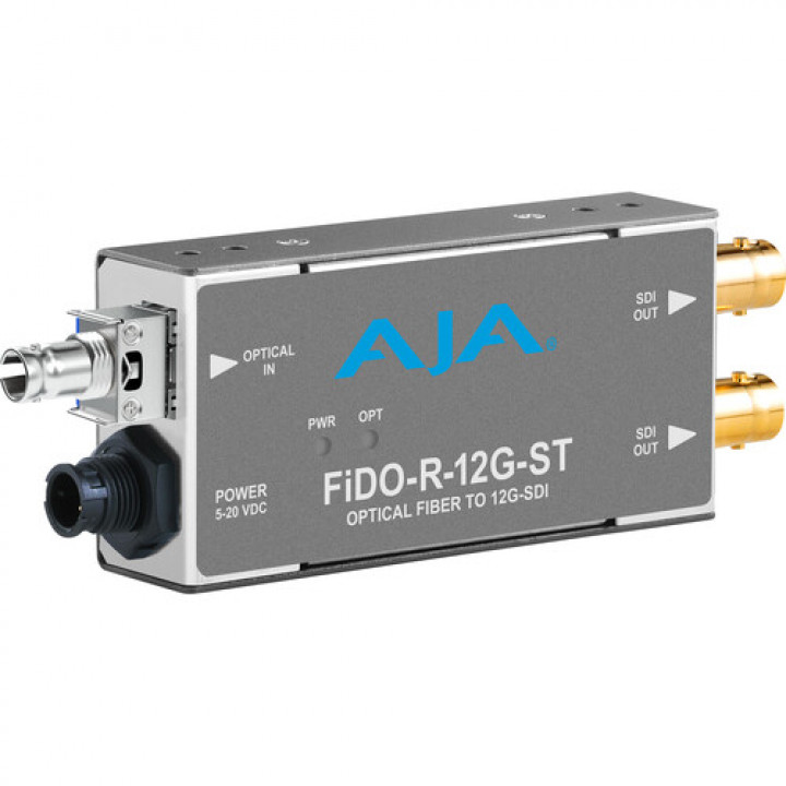 FiDO R 12G ST 1-Channel Single Mode ST Fiber to 12G-SDI Receiver