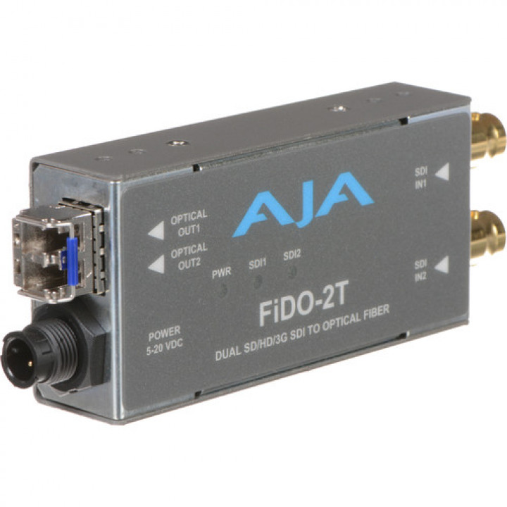 FiDO 2T Dual-channel SD/HD/3G SDI to Optical Fiber