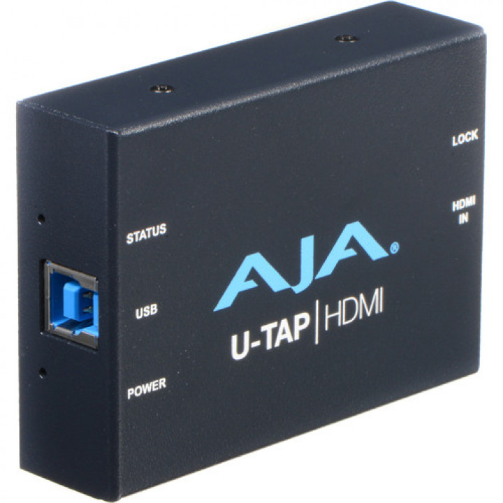 U-TAP HDMI HD/SD USB 3.0 capture device for Mac/Windows/Linux with HDMI input. Bus powered, no driver software necessary.